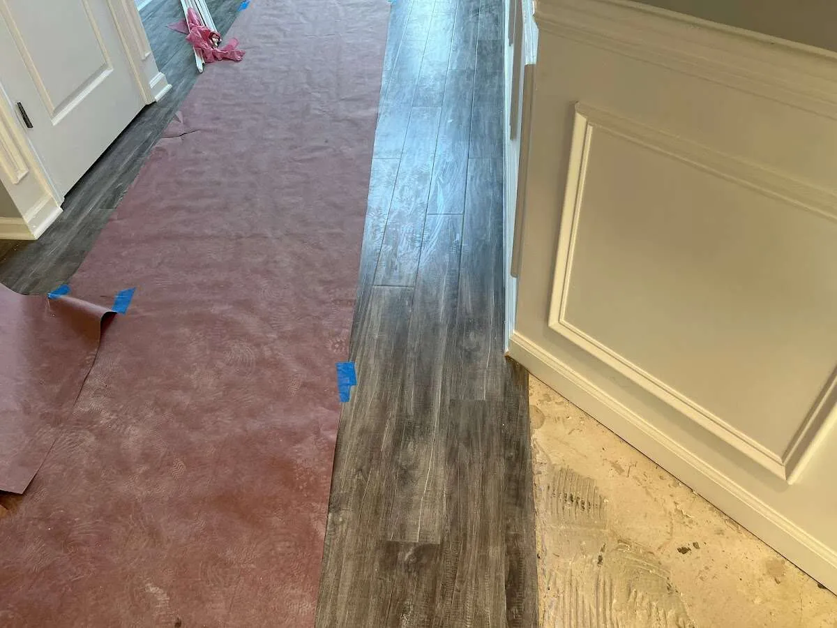 Completed marble shower restoration in Goshen